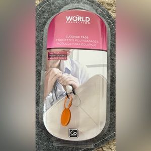 Luggage Tags 2 pack green